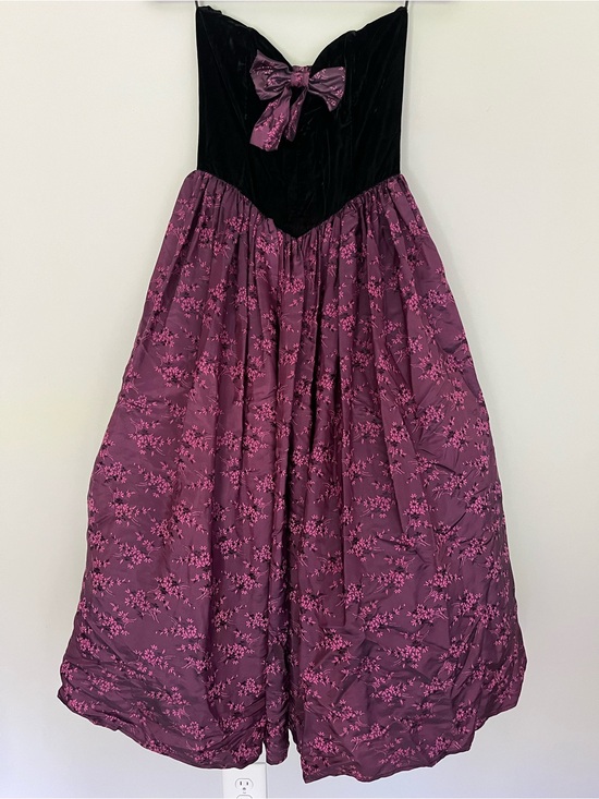 Gunne Sax Dresses & Skirts - Vintage Gunne Sax by Jessica McClintok Whimsigoth Floral Midi Dress 1980s 2XS